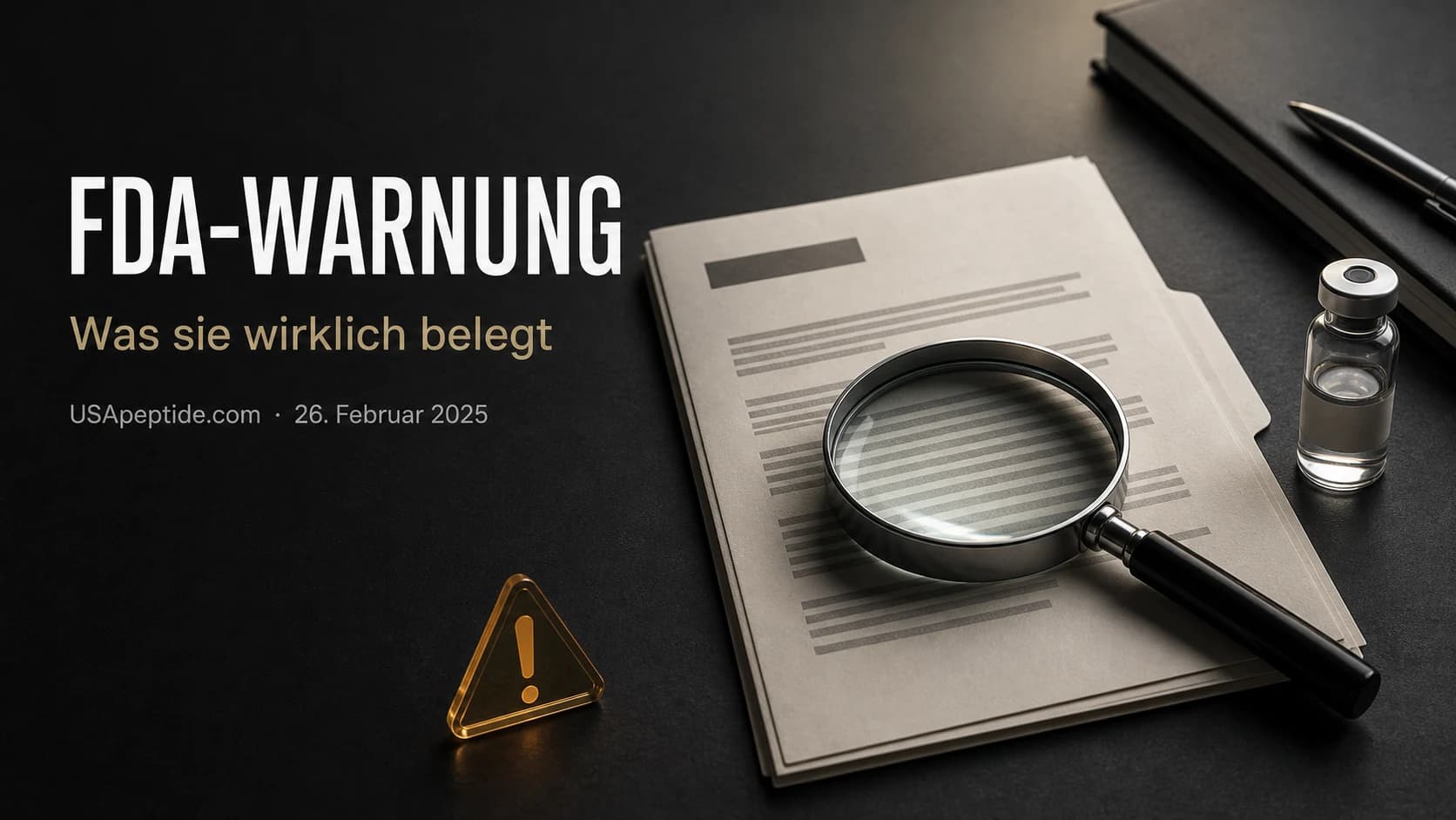 PeptiKing vs. USApeptide.com: Was die FDA-Warnung tatsächlich belegt